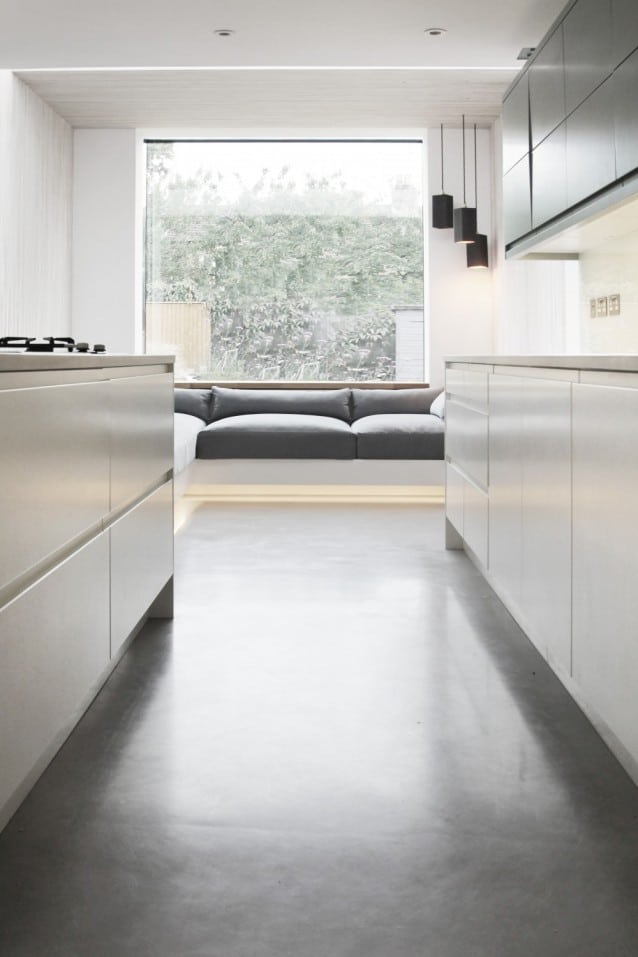 Seamless Kitchen Floor