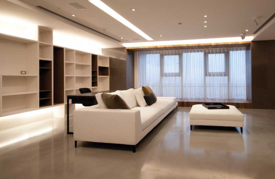 Polished Concrete Lounge Flooring