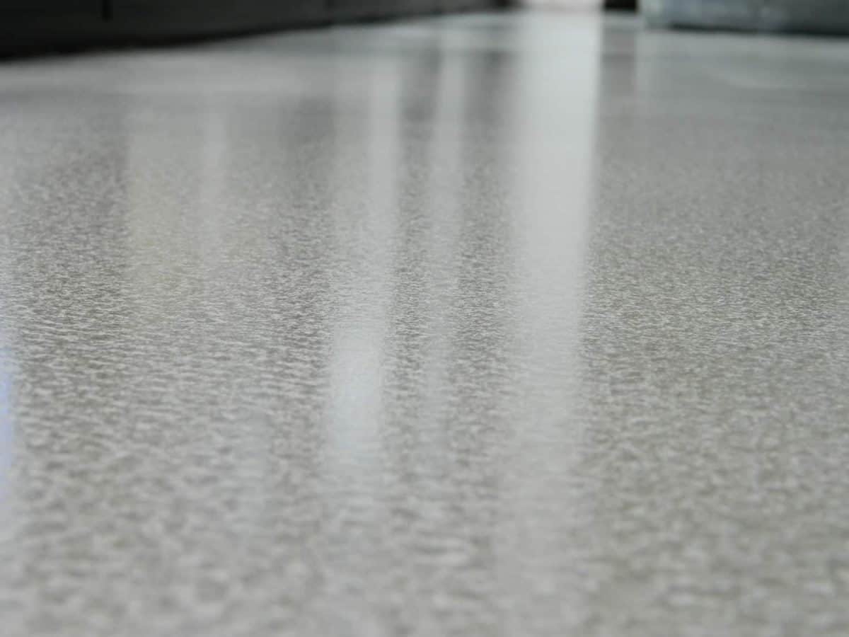 polished concrete floor in a private residence in Surrey