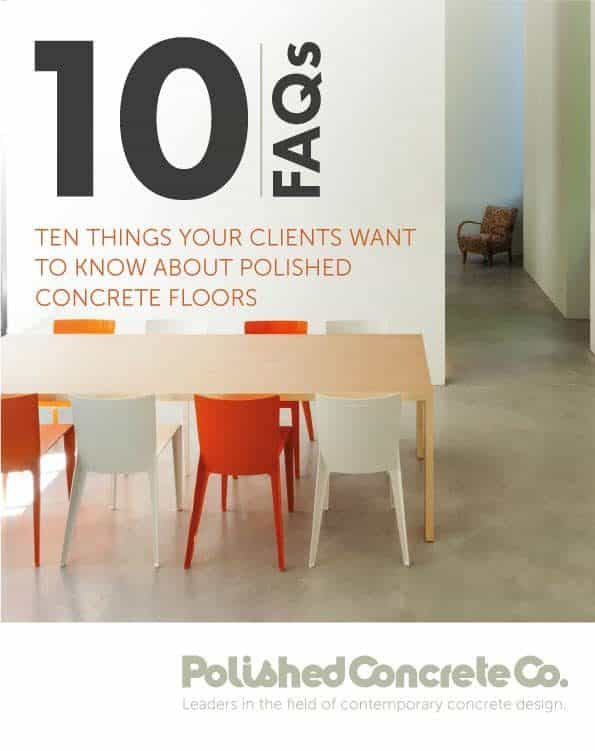 10 FAQ's about polished concrete
