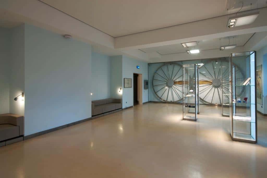Inside view of shop with Polished Concrete