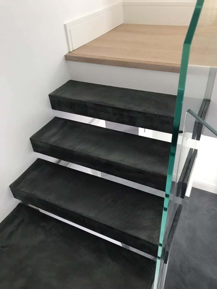 Open plan stair case