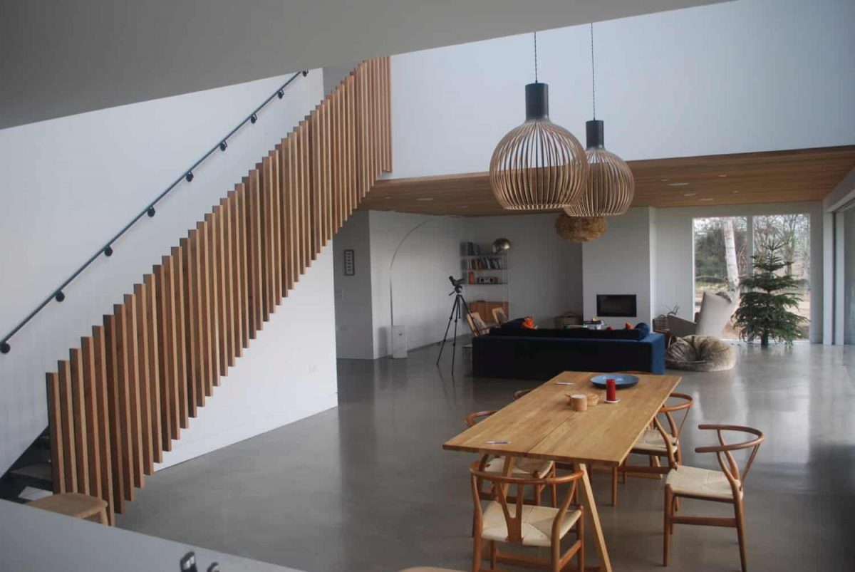 Interior shot of natural looking interior design
