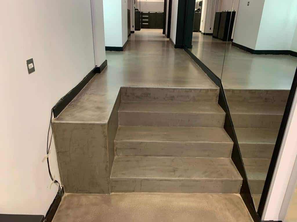 Polished Concrete Staircase