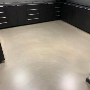 Polished concrete floor