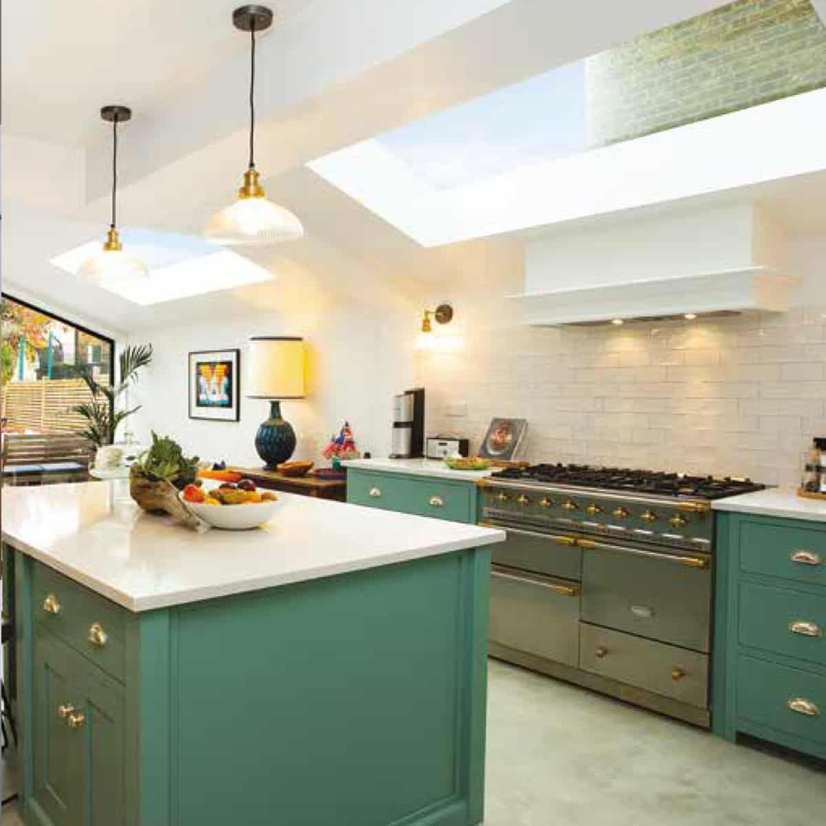 LA inspired kitchen interior